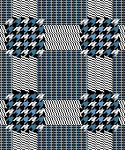 Retro Coat Houndstooth